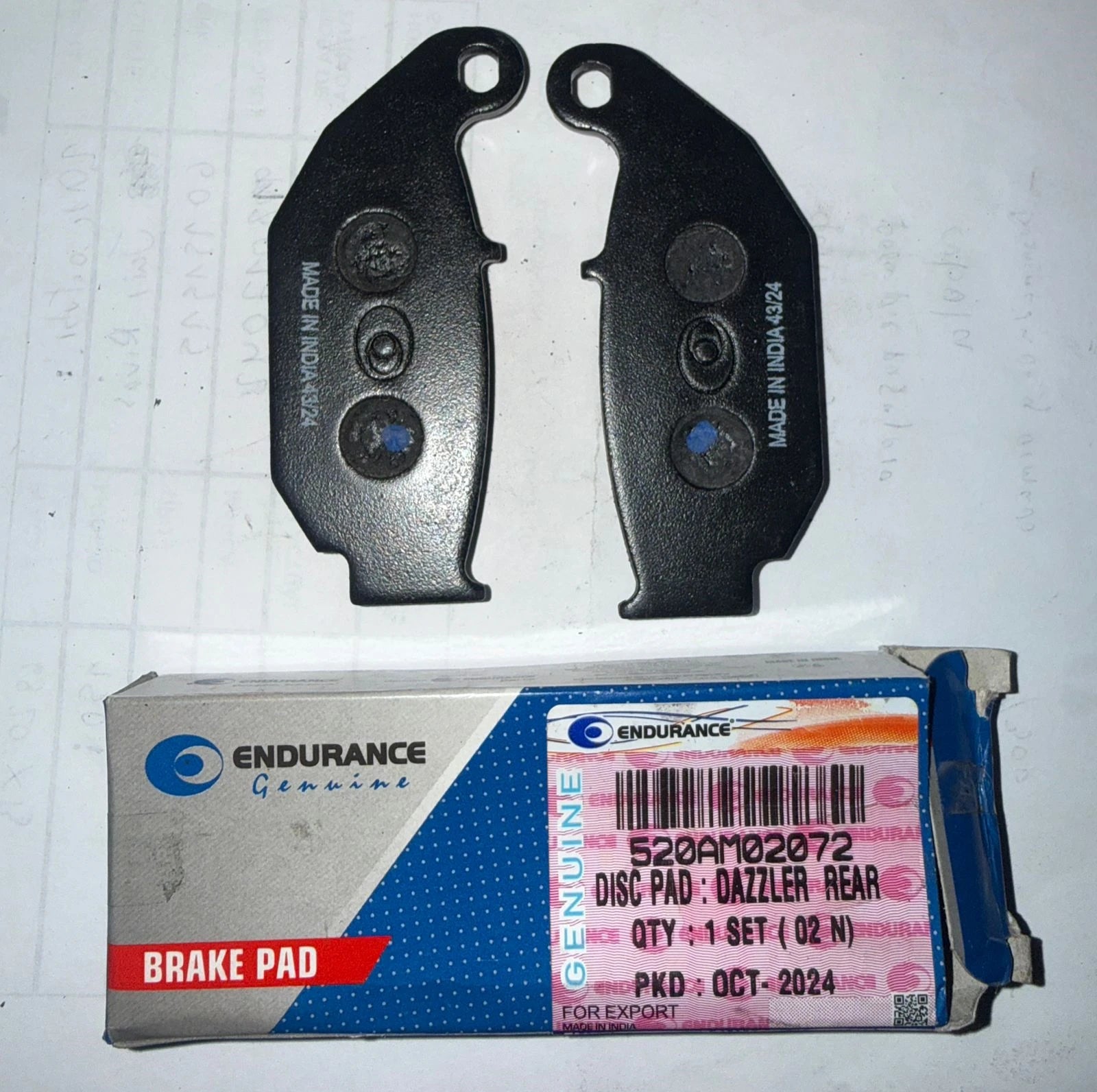 Pastilla de Freno Trasera Honda CB190R - 520AM02072
