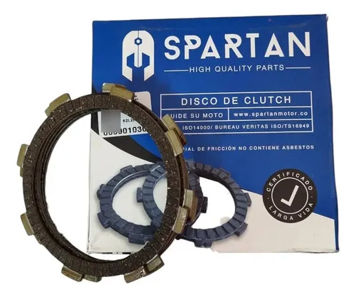Discos de Embrague Spartan Discover 125 St Boxer Bm/cm 100 Fr 80 (5 Discos)