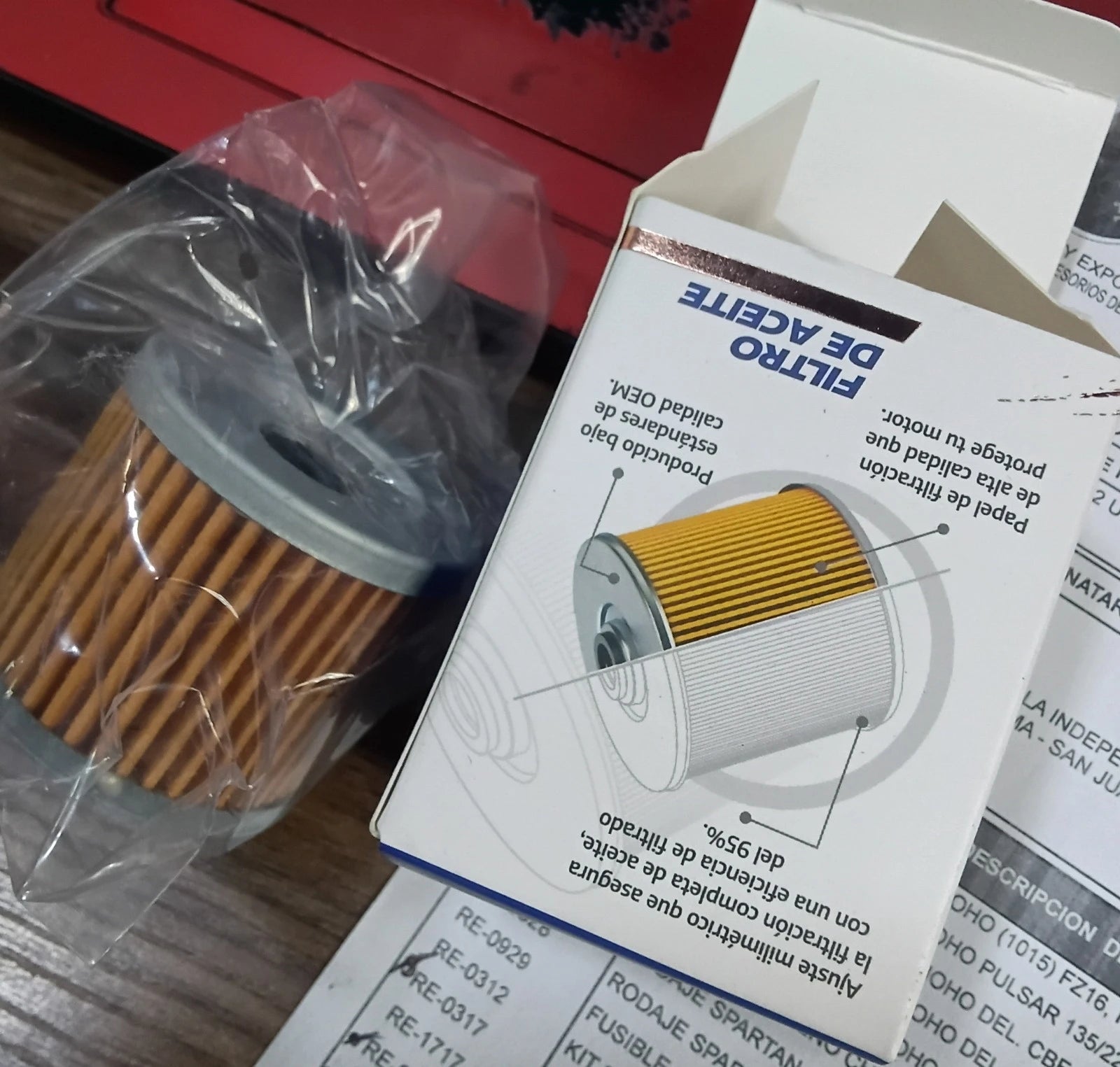 Filtro de Aceite Spartan - Gixxer 150 Sf / Apache / Gn Gsen 125 / Tvs Apache / Benelli